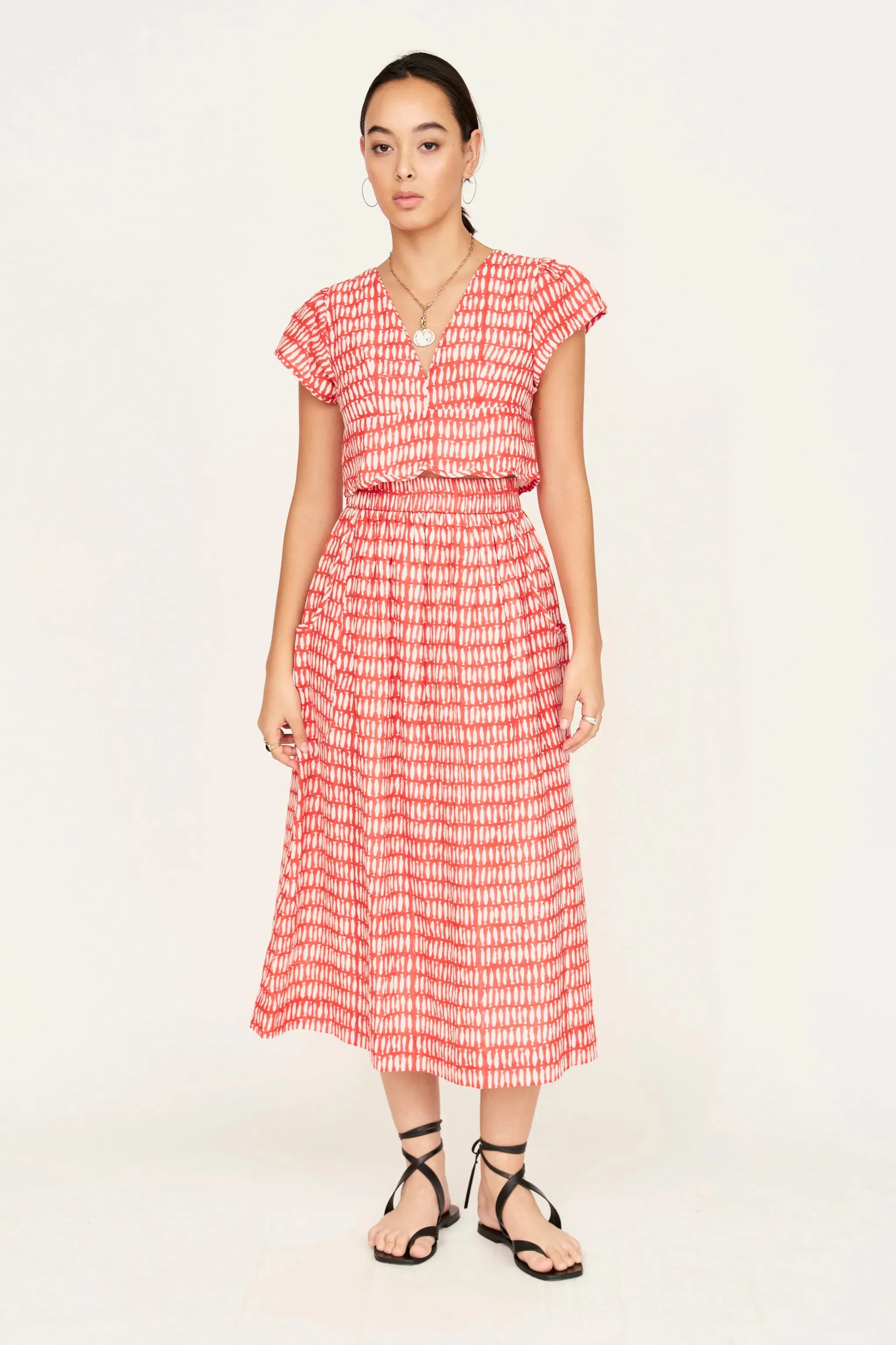 Naples Top in Lobster Minnow sold by Beau & Ro product image thumbnail 2