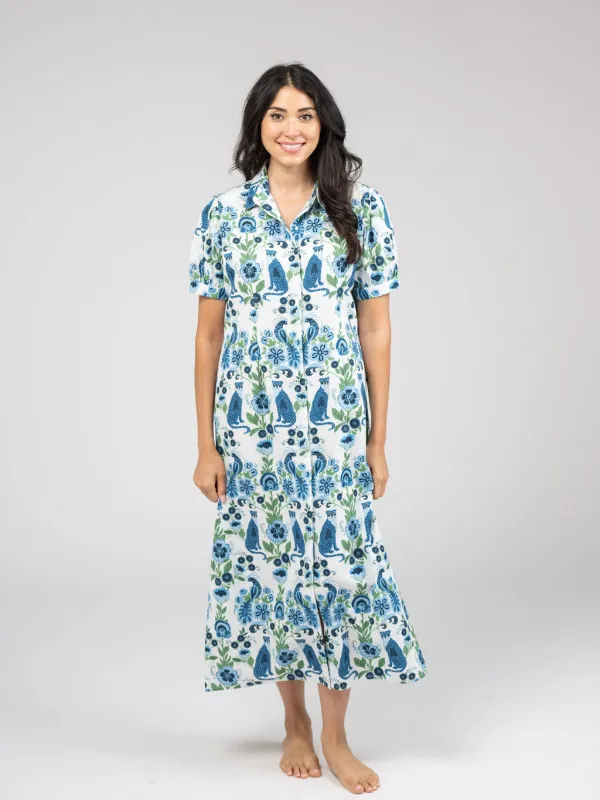 The Kris Dress | White Leopard Love sold by Beau & Ro