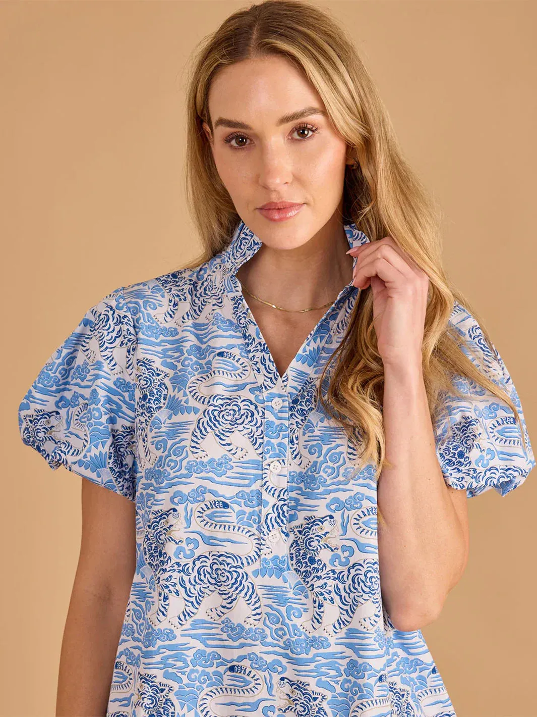 Gia Dress in Tigris sold by Beau & Ro product image thumbnail 4