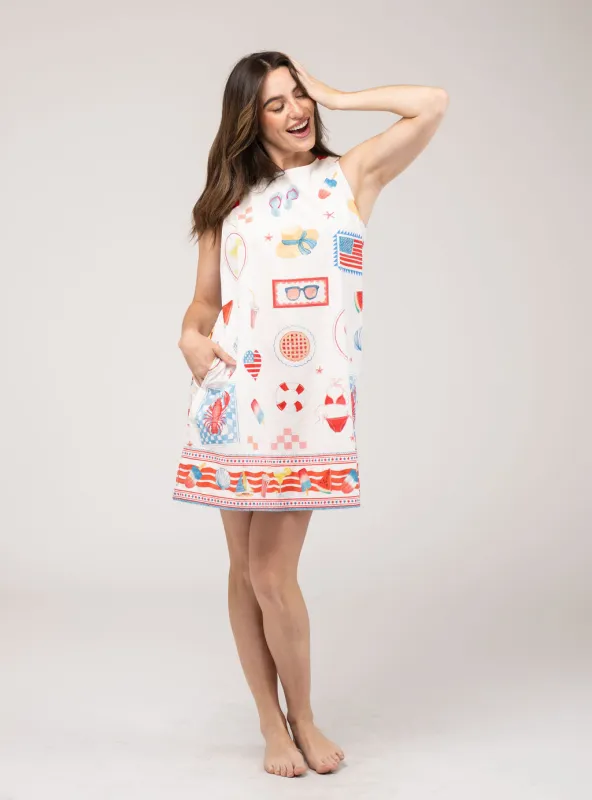 The Capri Shift | Americana sold by Beau & Ro