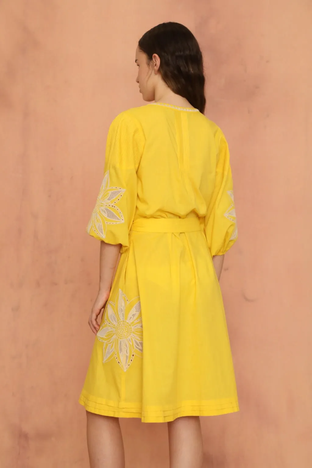 Jupiter Dress in Yellow sold by Beau & Ro product image thumbnail 3