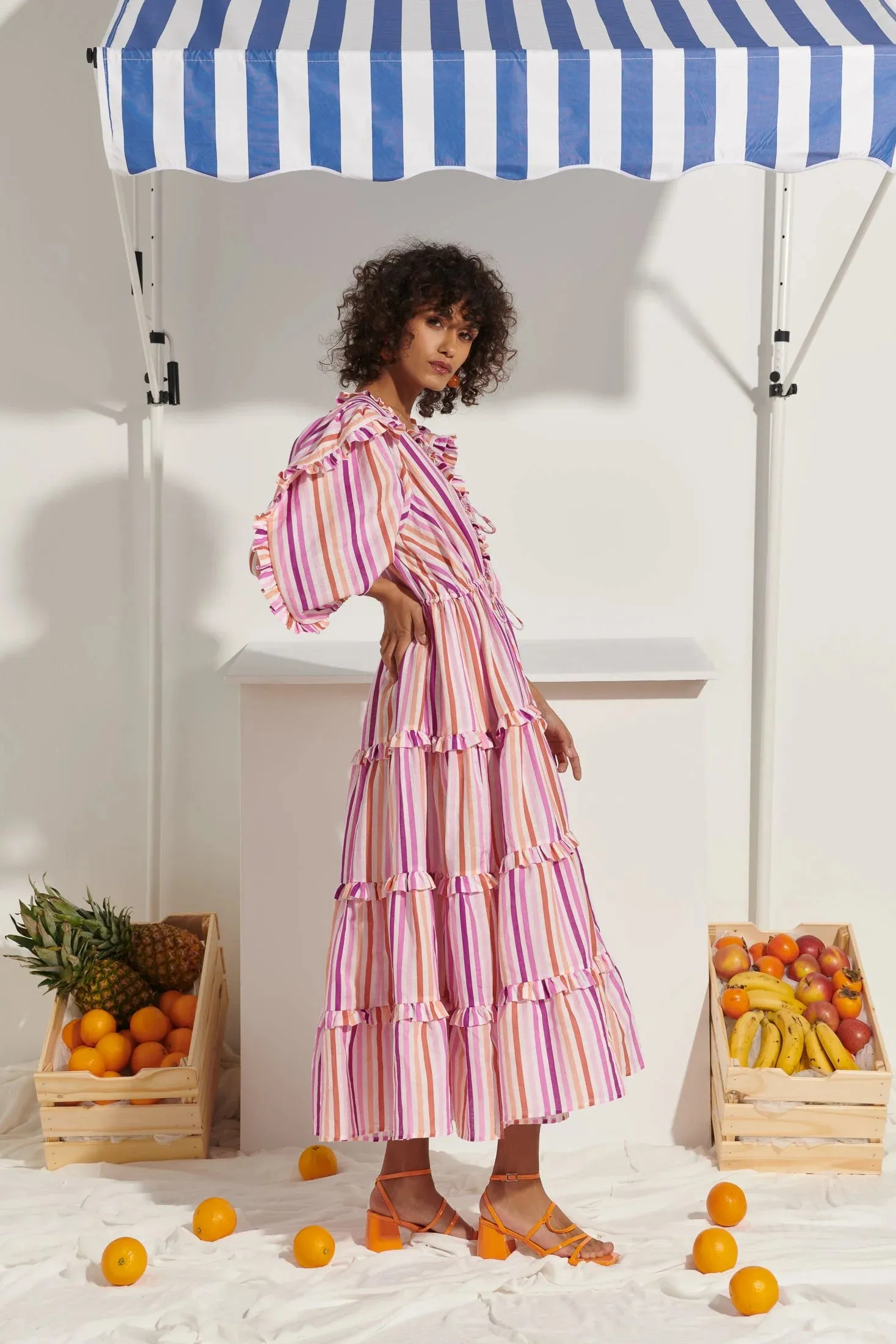 Teresa Pink Dress sold by Beau & Ro product image thumbnail 3