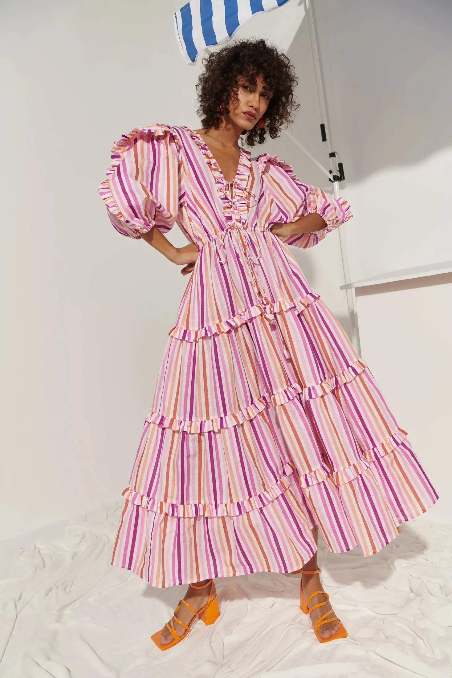 Teresa Pink Dress sold by Beau & Ro product image thumbnail 2