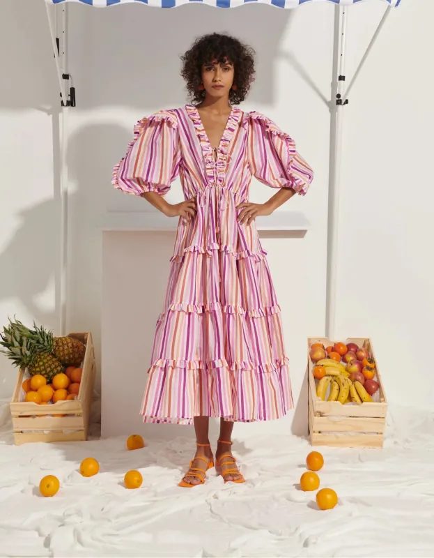 Teresa Pink Dress sold by Beau & Ro