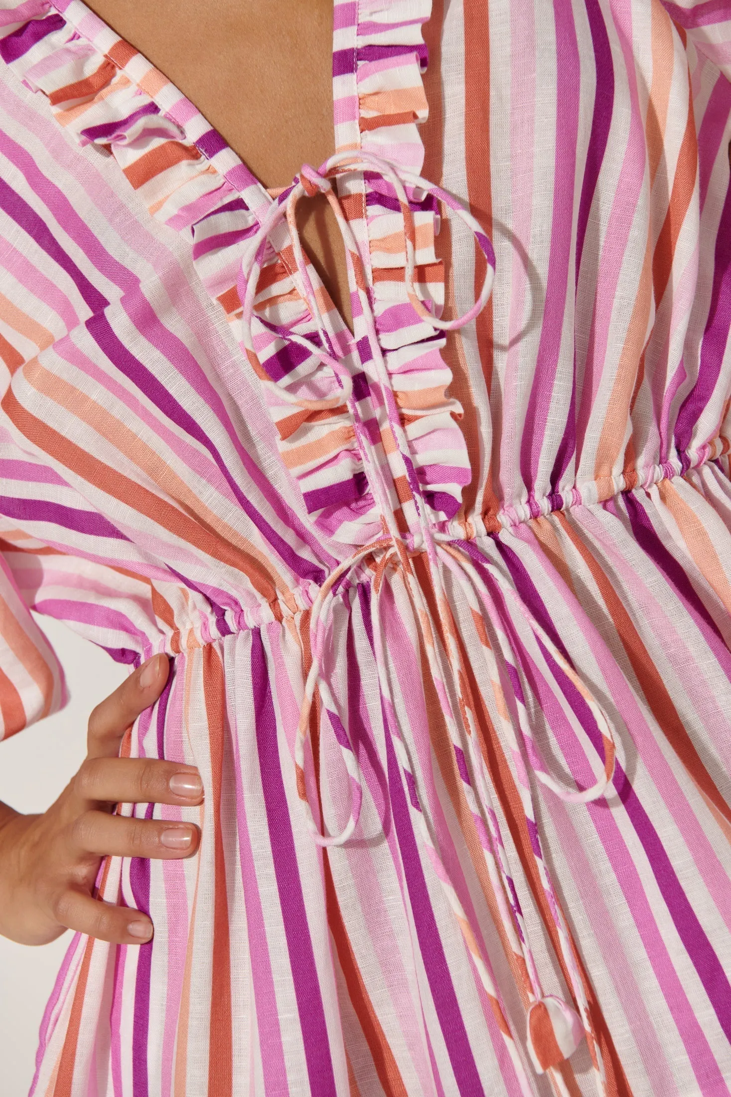 Teresa Pink Dress sold by Beau & Ro product image thumbnail 5