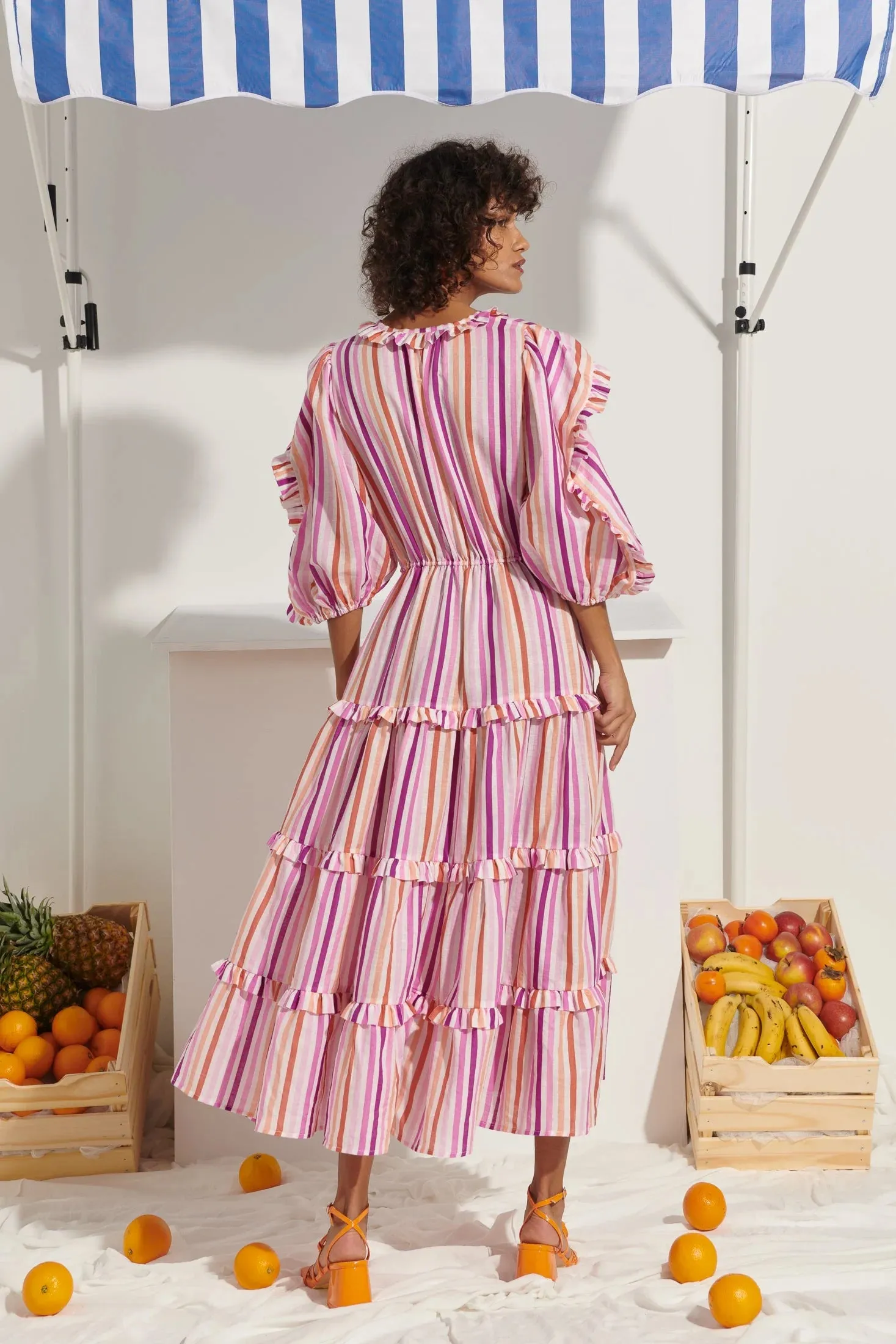 Teresa Pink Dress sold by Beau & Ro product image thumbnail 4