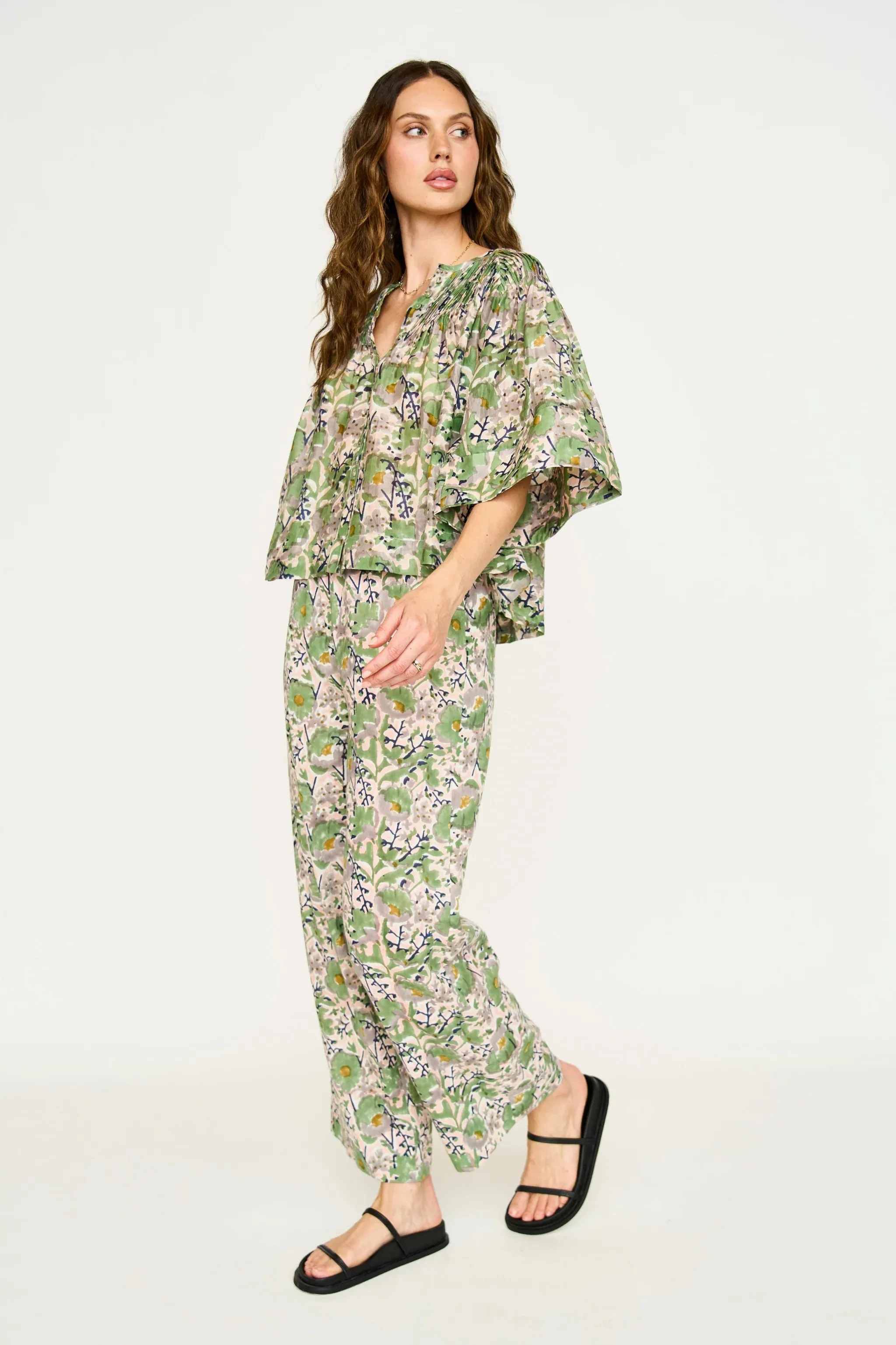 Baden Pant in Lavender Bloom sold by Beau & Ro product image thumbnail 3