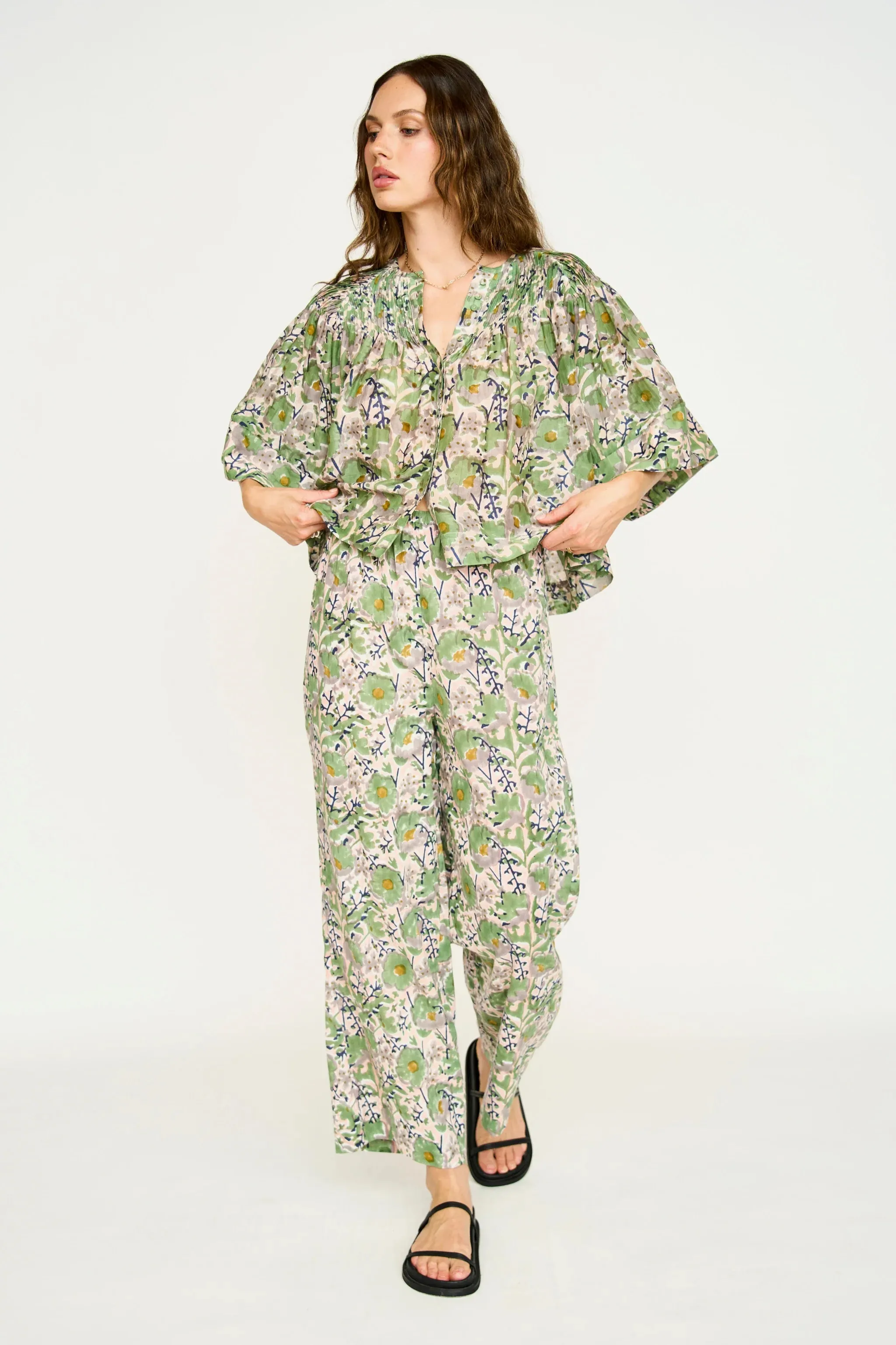 Baden Pant in Lavender Bloom sold by Beau & Ro product image thumbnail 5