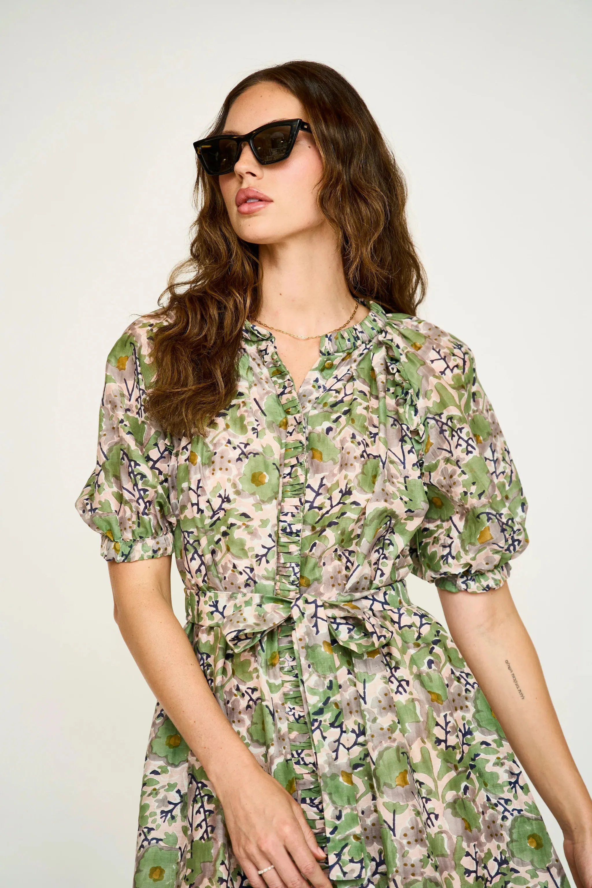 Somerset Dress in Lavender Bloom sold by Beau & Ro product image thumbnail 2