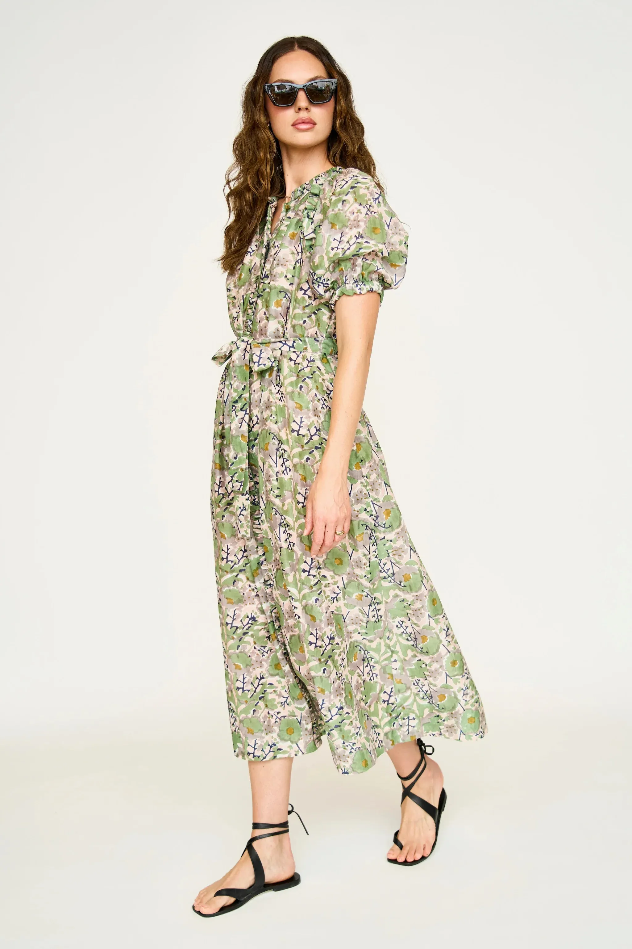 Somerset Dress in Lavender Bloom sold by Beau & Ro product image thumbnail 3