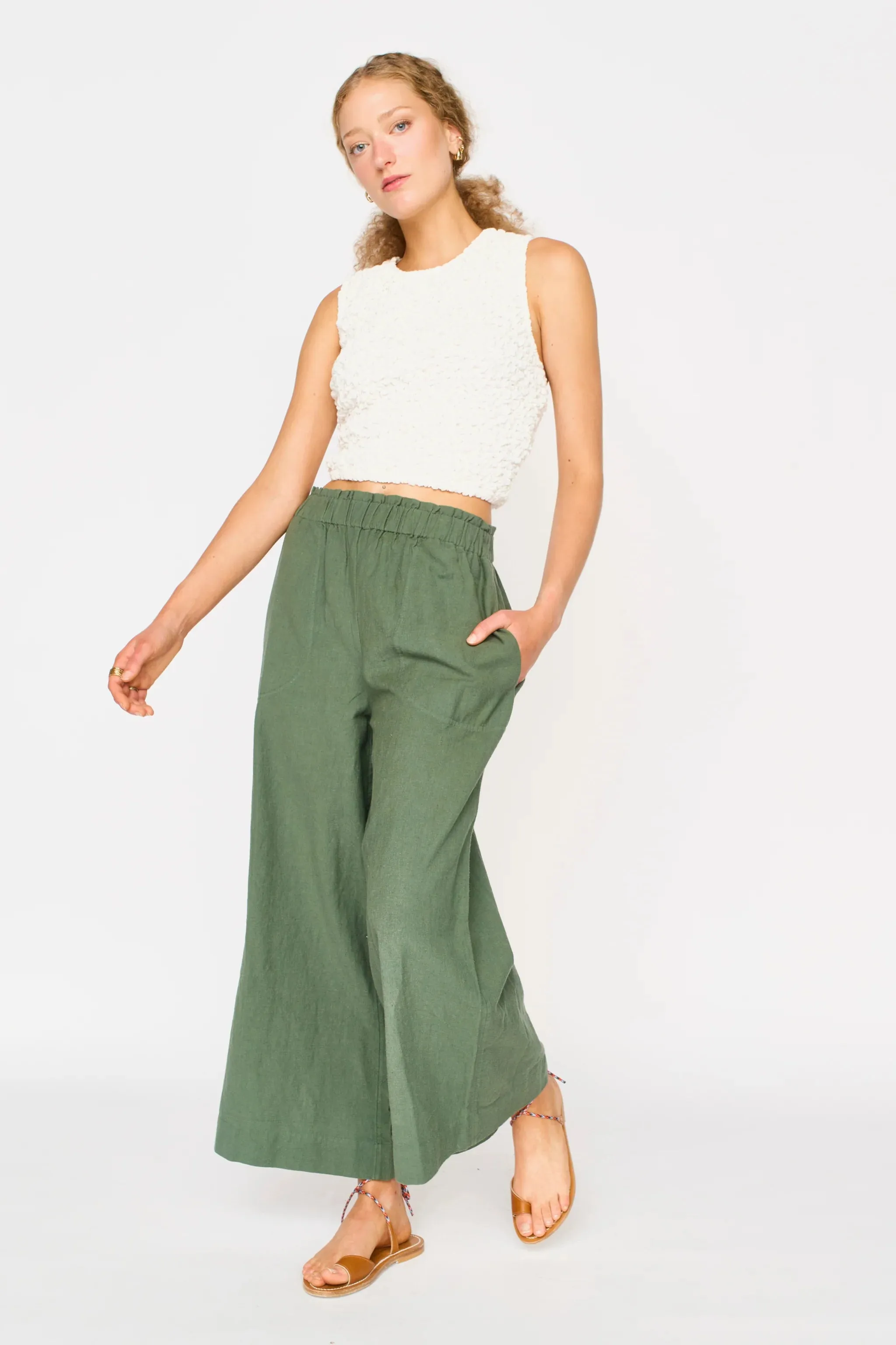 Mirth Pant in Kelp sold by Beau & Ro product image thumbnail 3