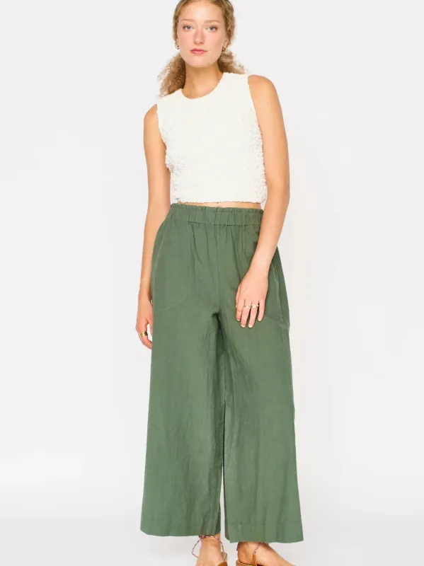 Mirth Pant in Kelp sold by Beau & Ro