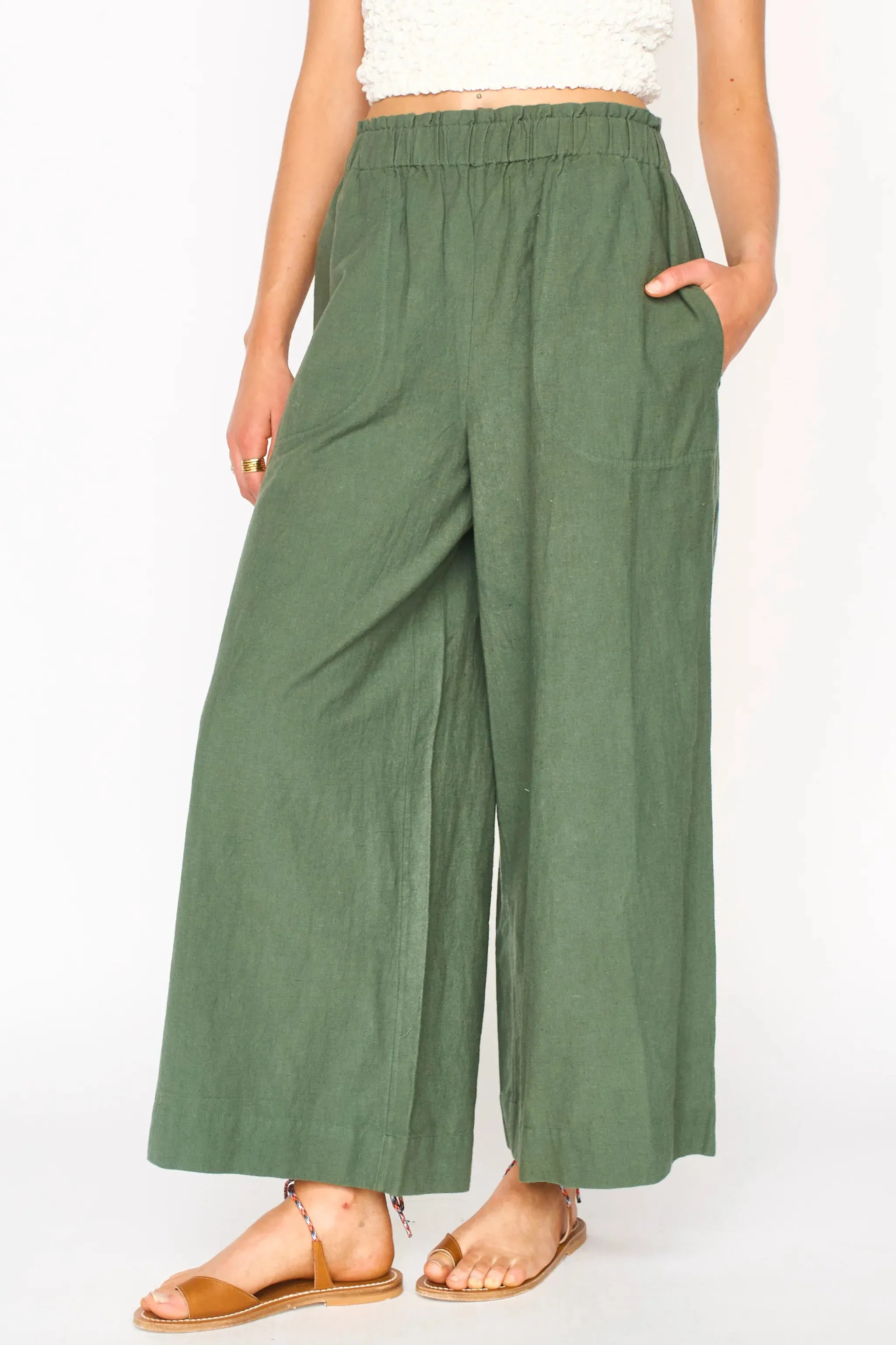 Mirth Pant in Kelp sold by Beau & Ro product image thumbnail 2