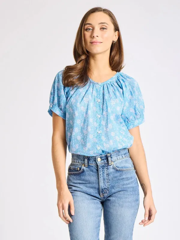 Naomi Top in Charleston Floral sold by Beau & Ro