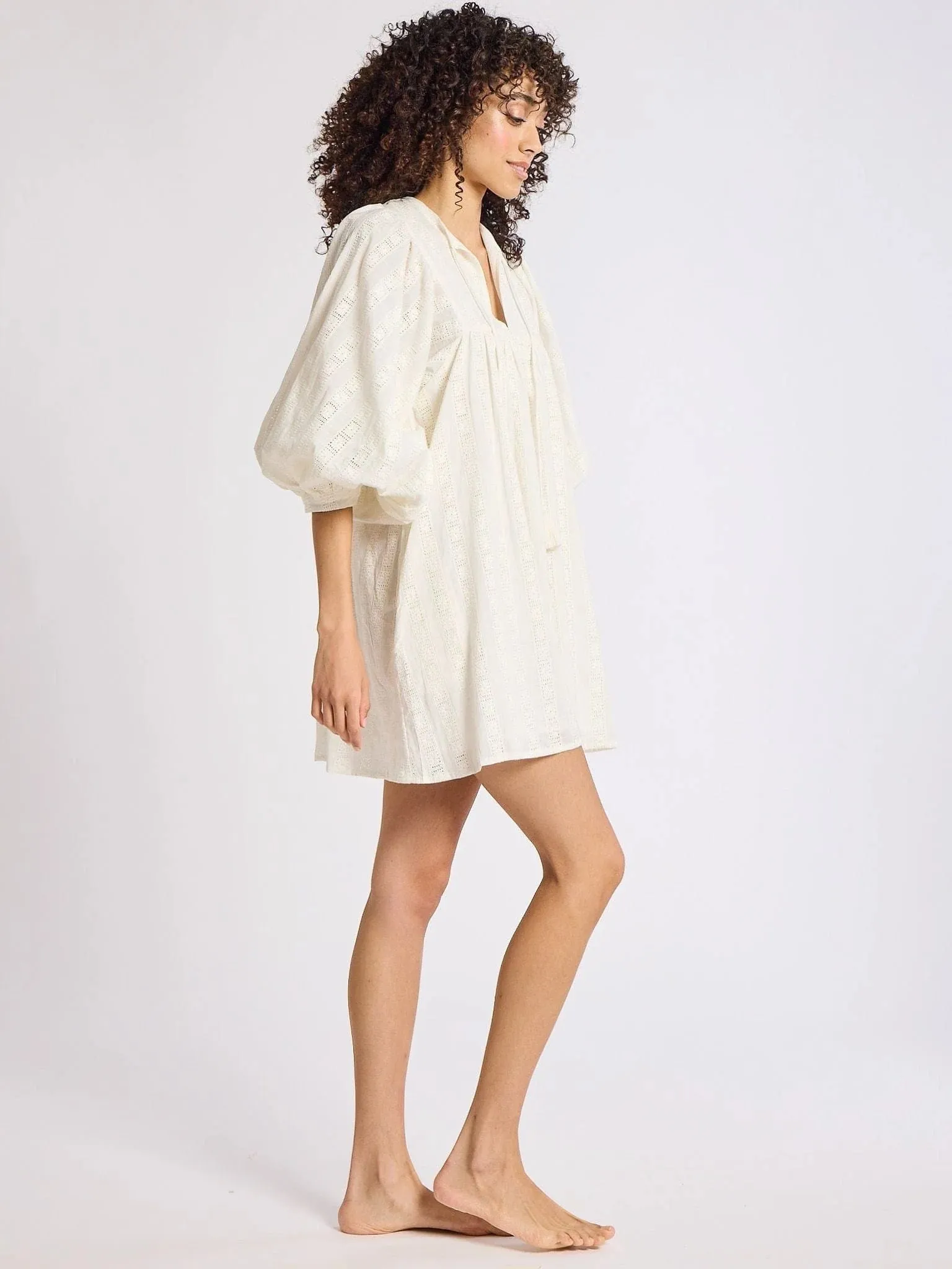 Daisy Dress in Ivory Eyelet sold by Beau & Ro product image thumbnail 3
