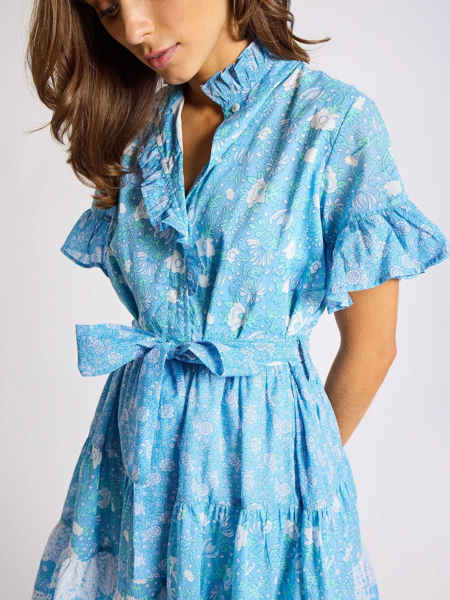 Violetta Dress in Charleston Stripe sold by Beau & Ro product image thumbnail 2