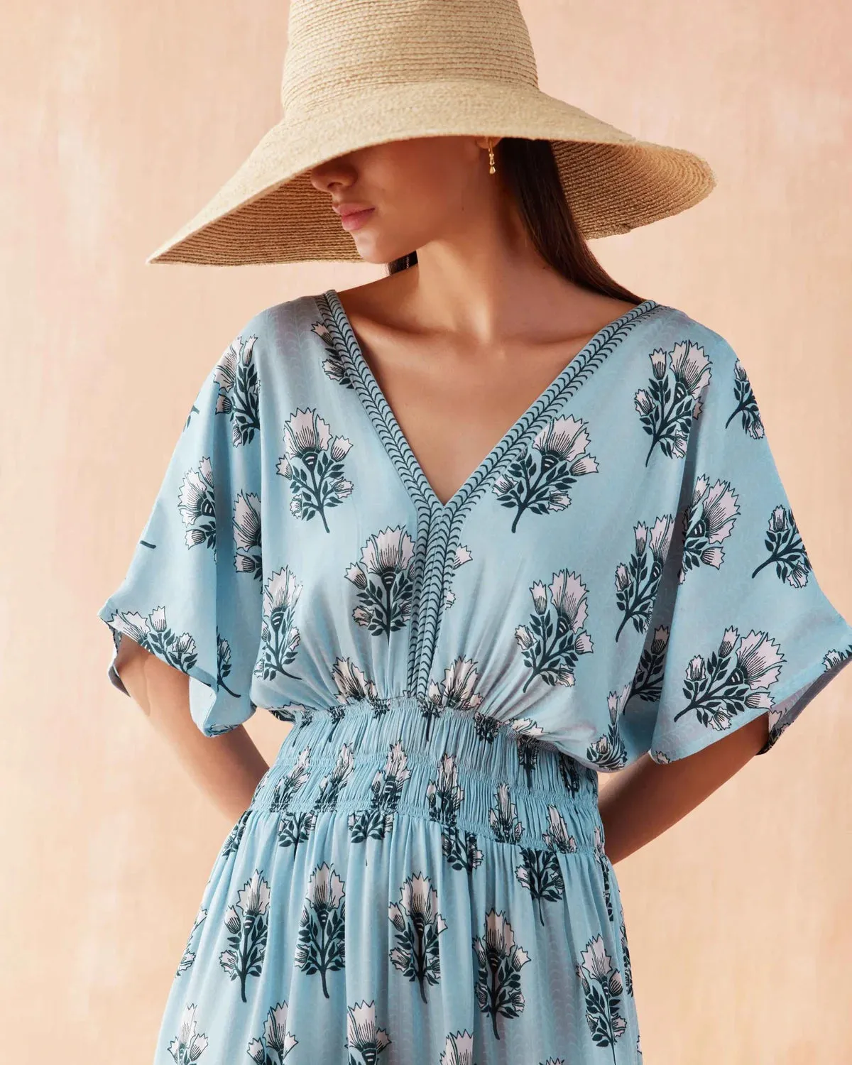 Mindi Midi in Milo Lake sold by Beau & Ro product image thumbnail 3