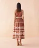 Emeline Maxi in Marla Cardamom sold by Beau & Ro