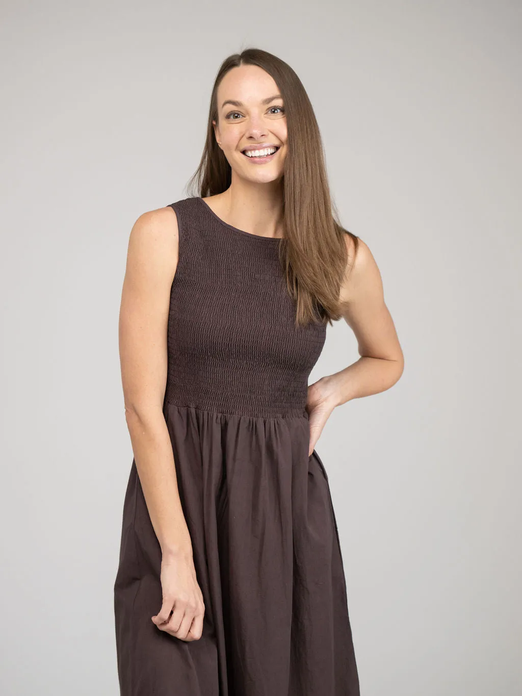 The Margot Dress | Brown sold by Beau & Ro product image thumbnail 4