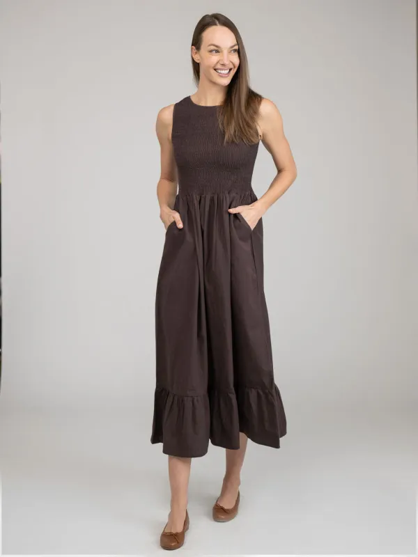The Margot Dress | Brown sold by Beau & Ro