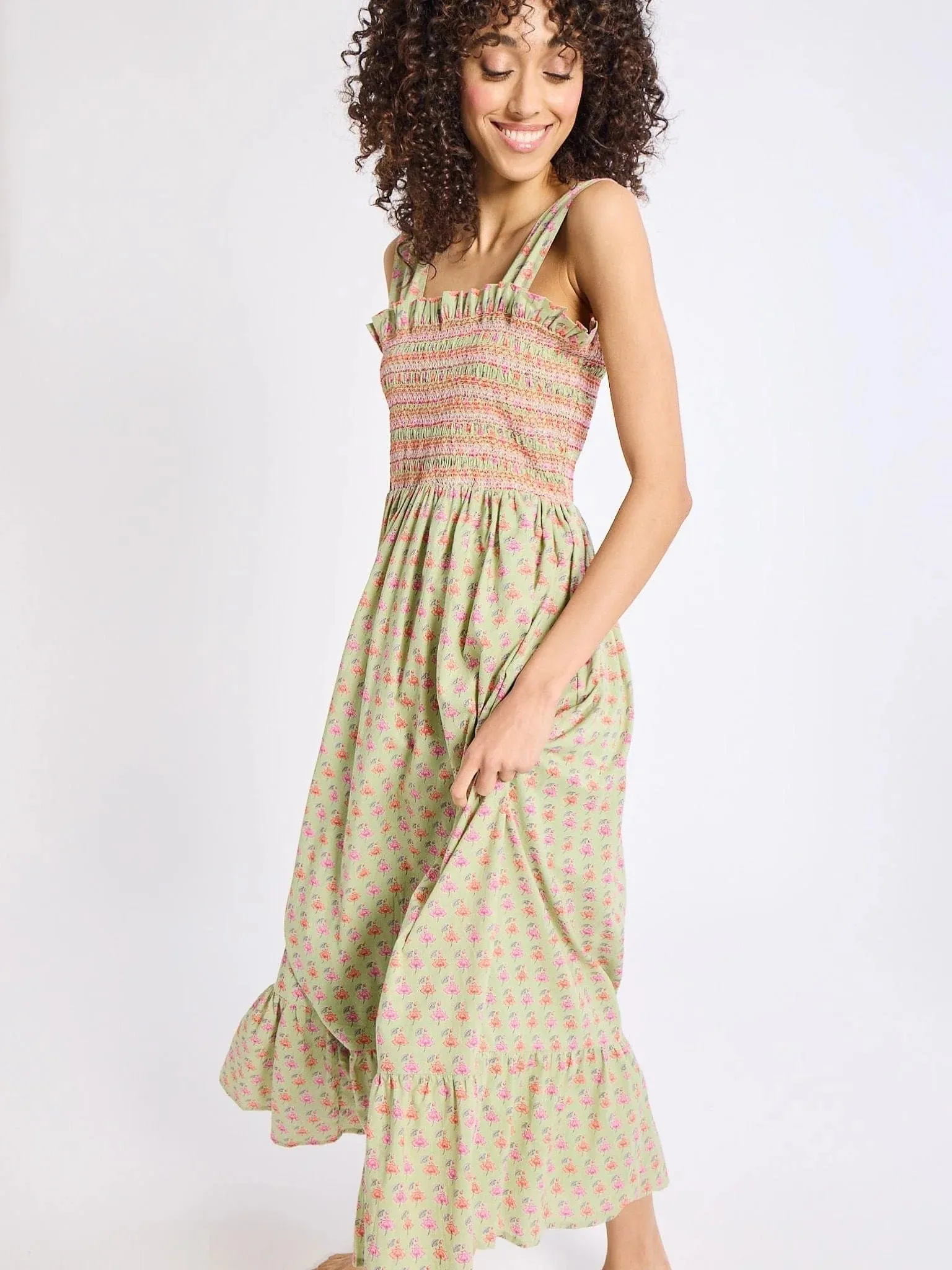 Garden Dress in Tulip Print sold by Beau & Ro