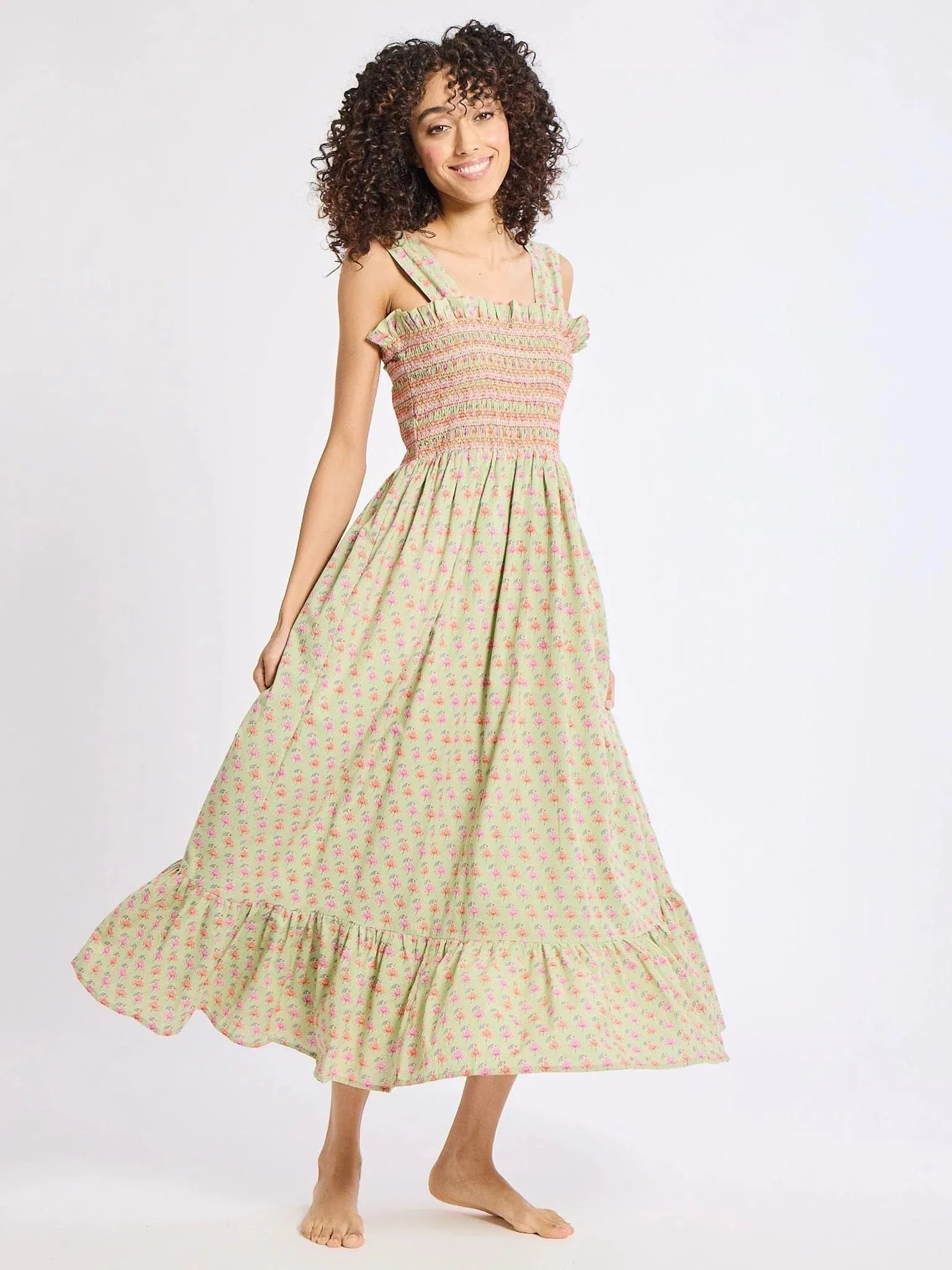 Garden Dress in Tulip Print sold by Beau & Ro product image thumbnail 5
