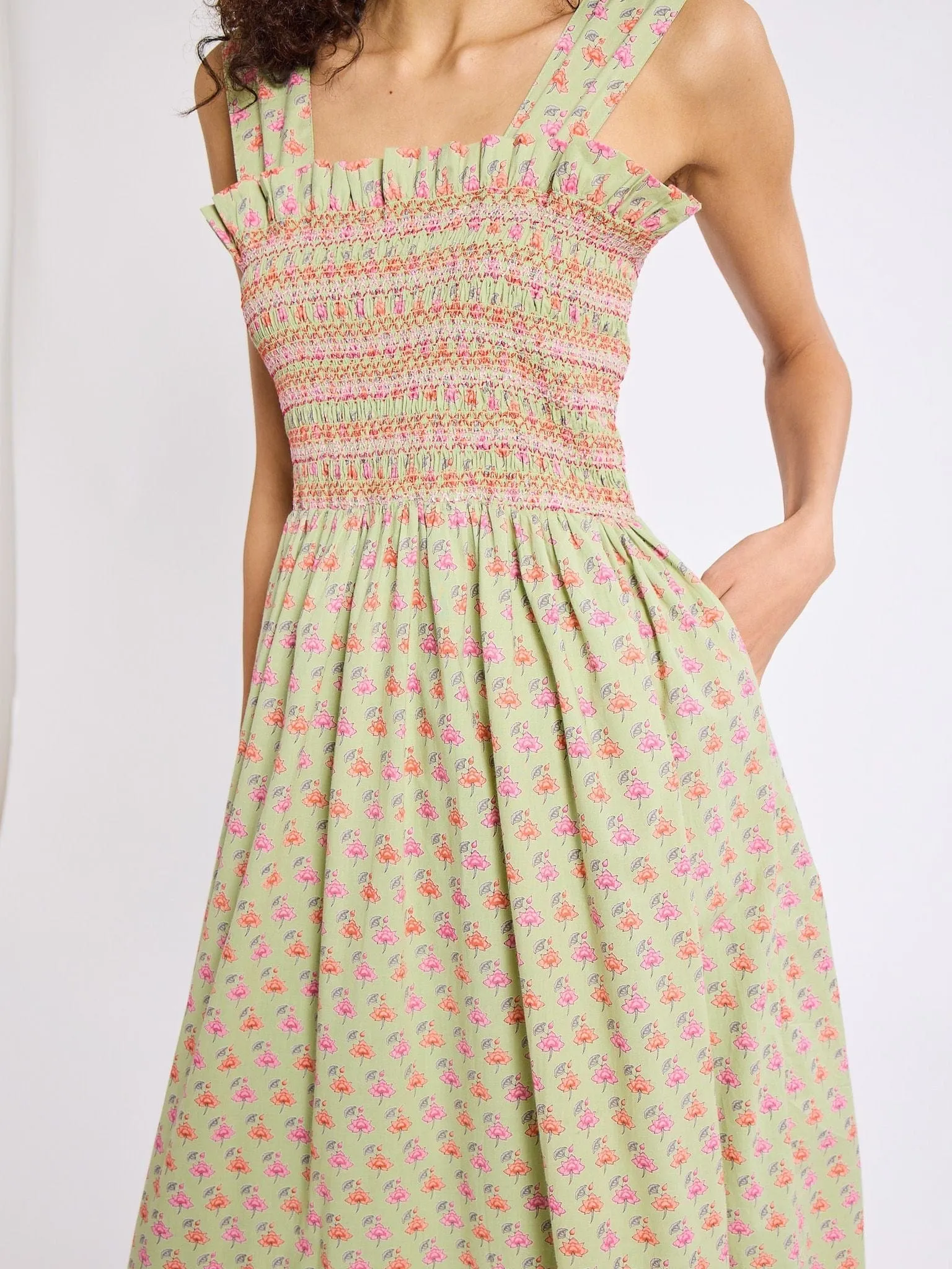 Garden Dress in Tulip Print sold by Beau & Ro product image thumbnail 3