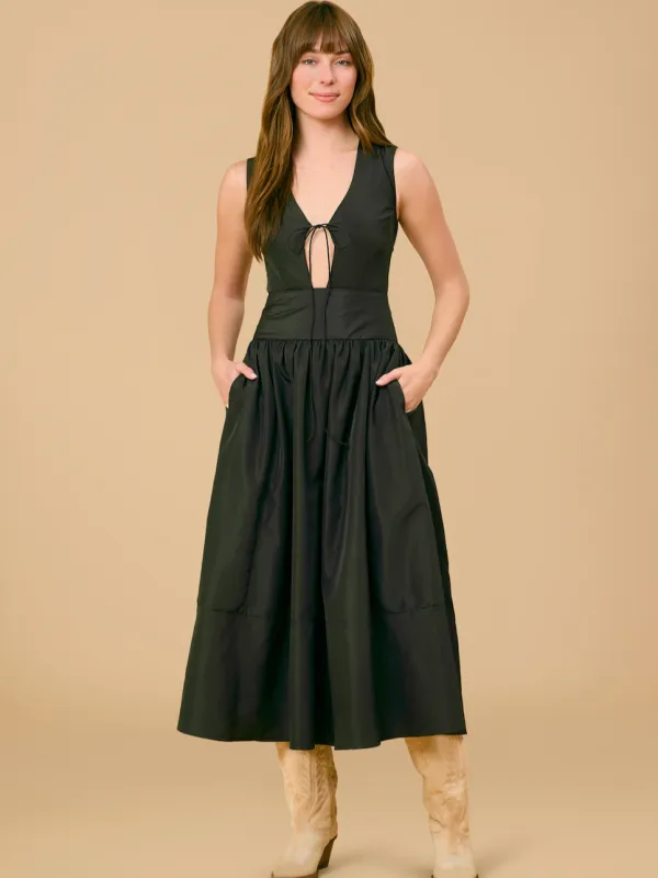 Asha Dress in Bracken sold by Beau & Ro