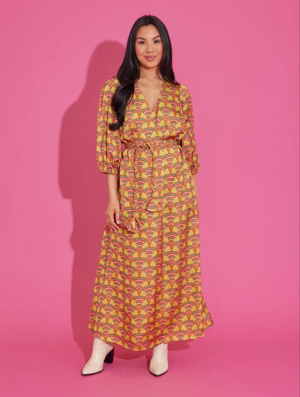 Lizzie Dress in Tightrope sold by Beau & Ro