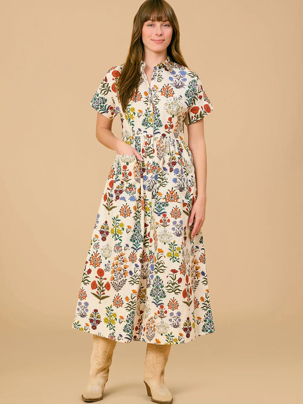 Lakelyn Dress in Garden of Wales sold by Beau & Ro