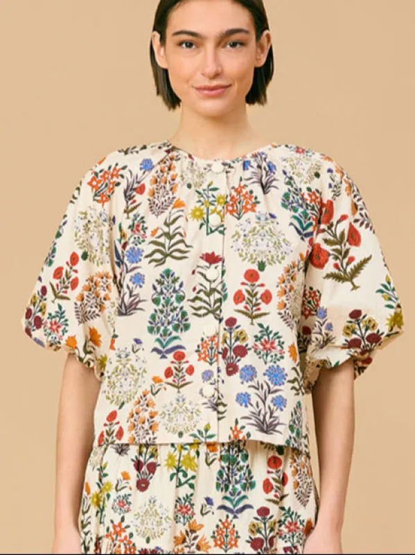 Freda Top in Garden of Wales sold by Beau & Ro