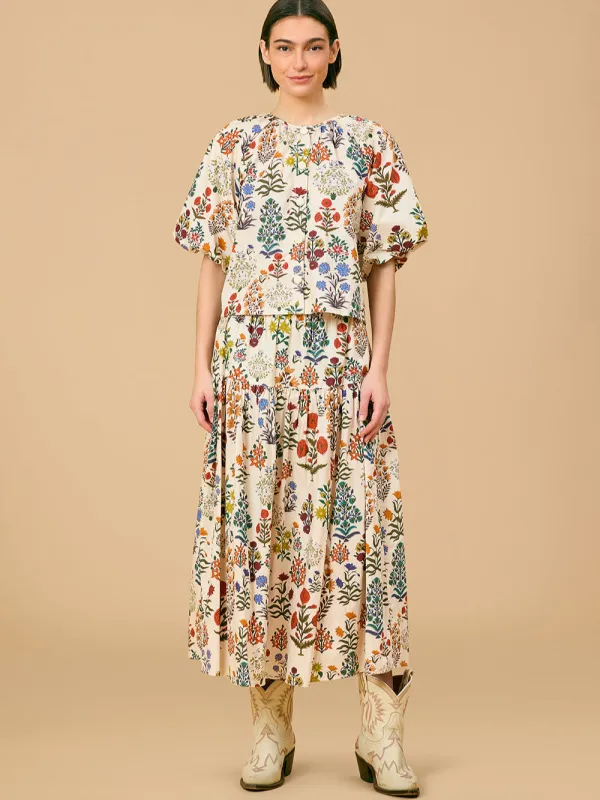 Quinn Skirt in Garden of Wales sold by Beau & Ro