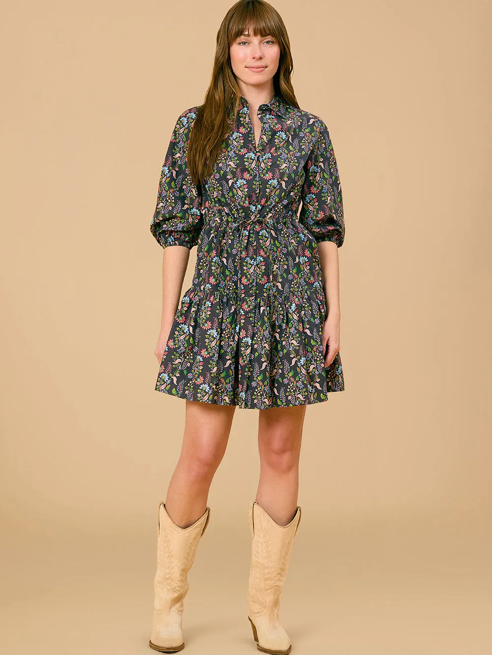 Brynn Dress in Sable Grove sold by Beau & Ro