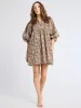 Daisy Dress in Cocoa Floral sold by Beau & Ro