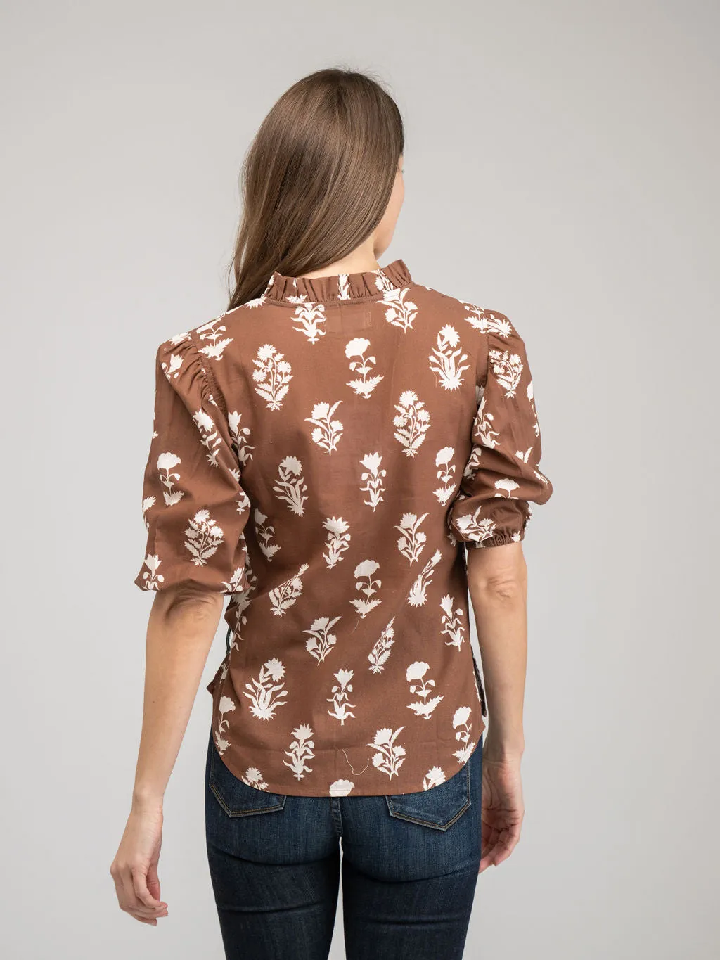 The Lily Top | Chocolate Flower sold by Beau & Ro product image thumbnail 4