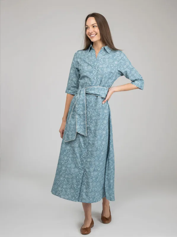 The Eloise Dress | Blue Cosmo sold by Beau & Ro