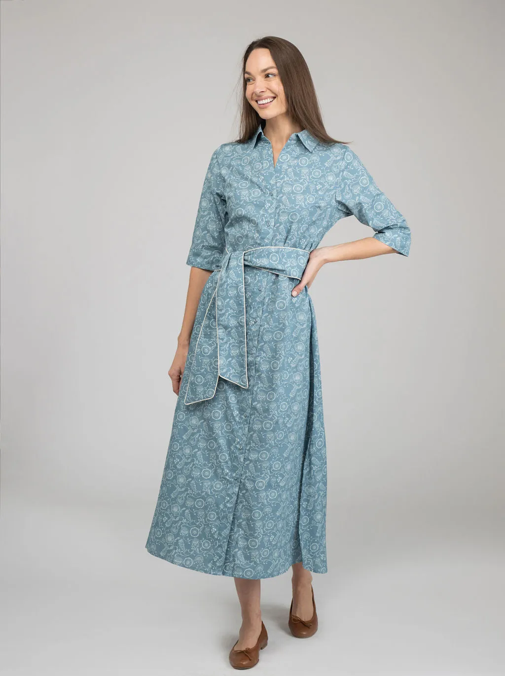 The Eloise Dress | Blue Cosmo sold by Beau & Ro