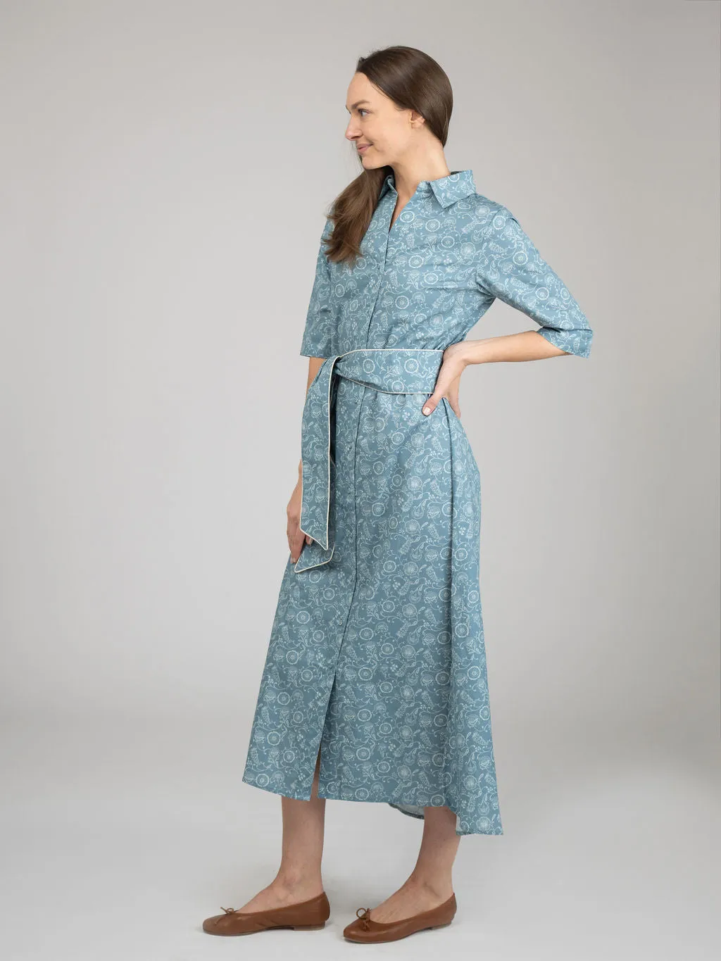 The Eloise Dress | Blue Cosmo sold by Beau & Ro product image thumbnail 3
