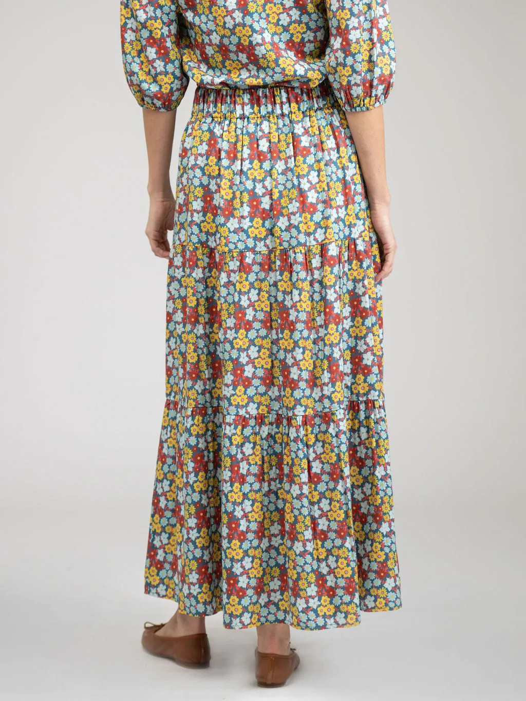 The Abby Skirt | Multi Fall Garden sold by Beau & Ro product image thumbnail 5