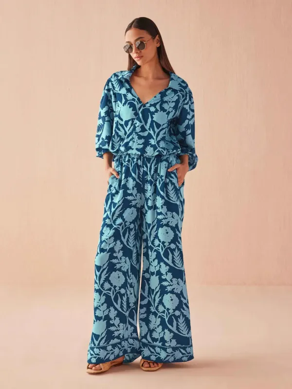 Avery Blouse in Lolita Harbor sold by Beau & Ro