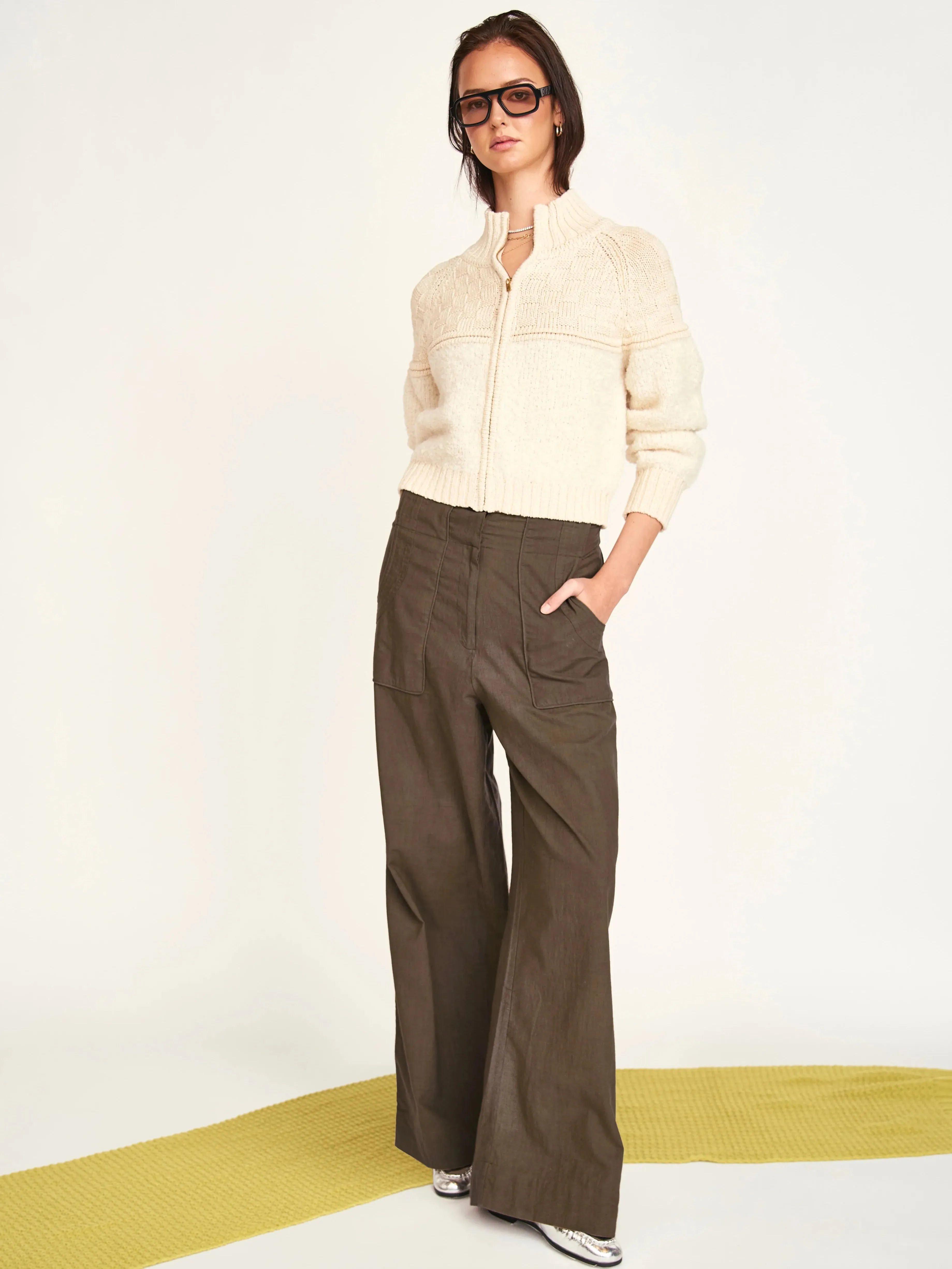 Tivot Pant in Walnut sold by Beau & Ro
