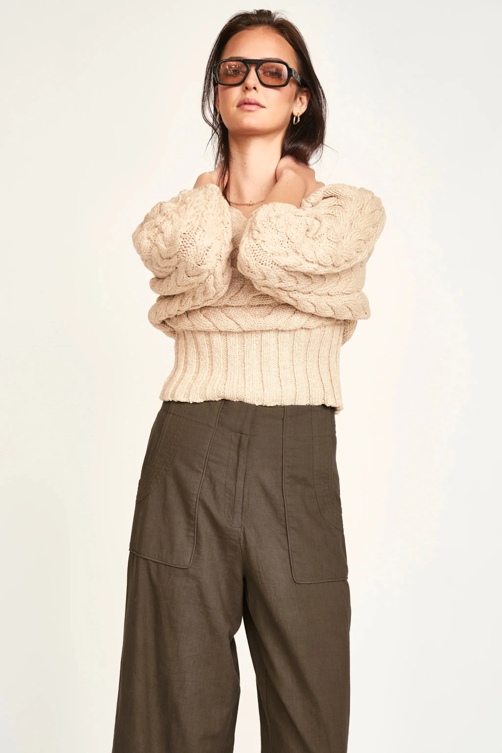 Tivot Pant in Walnut sold by Beau & Ro product image thumbnail 4