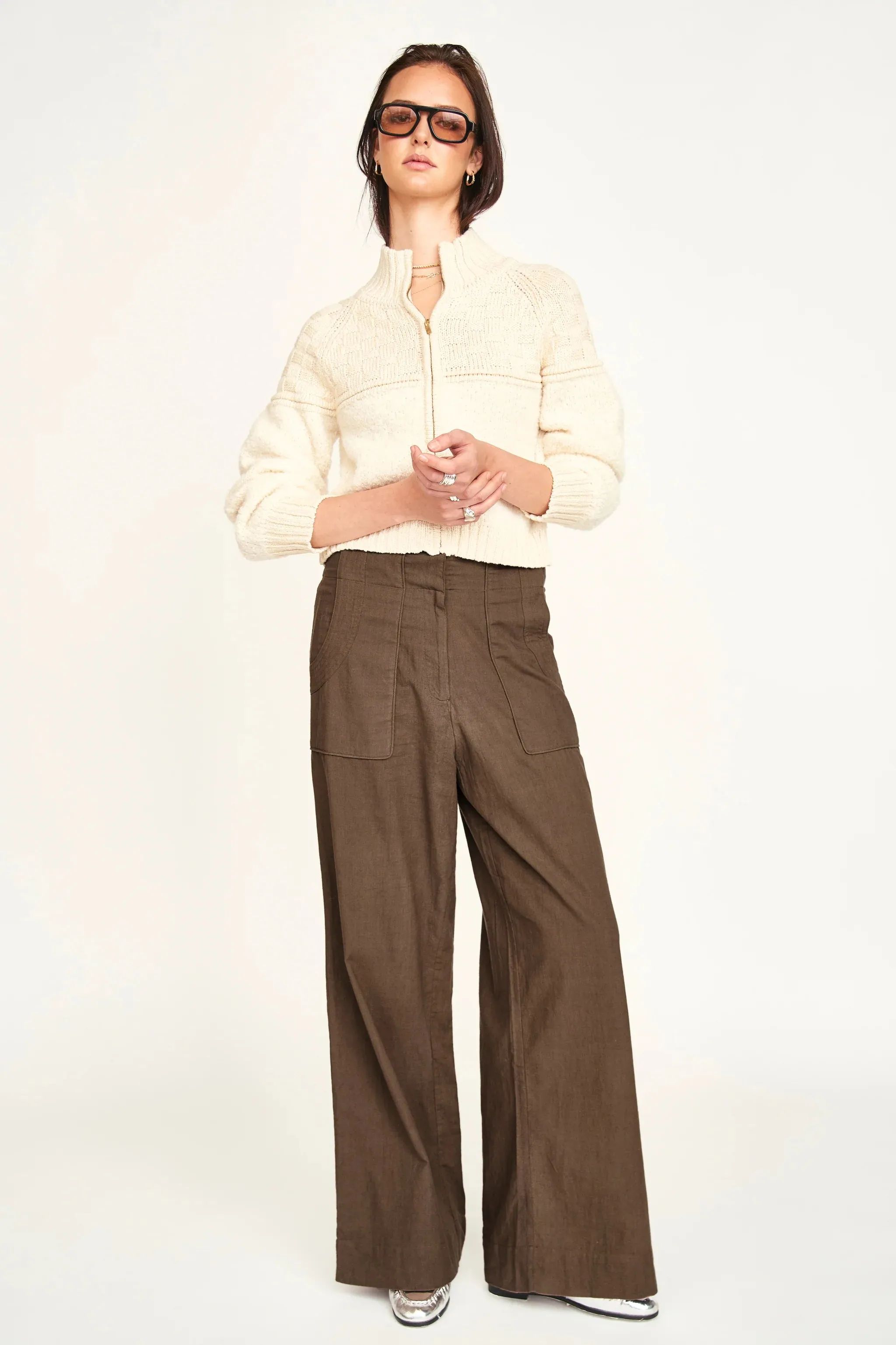Tivot Pant in Walnut sold by Beau & Ro product image thumbnail 2