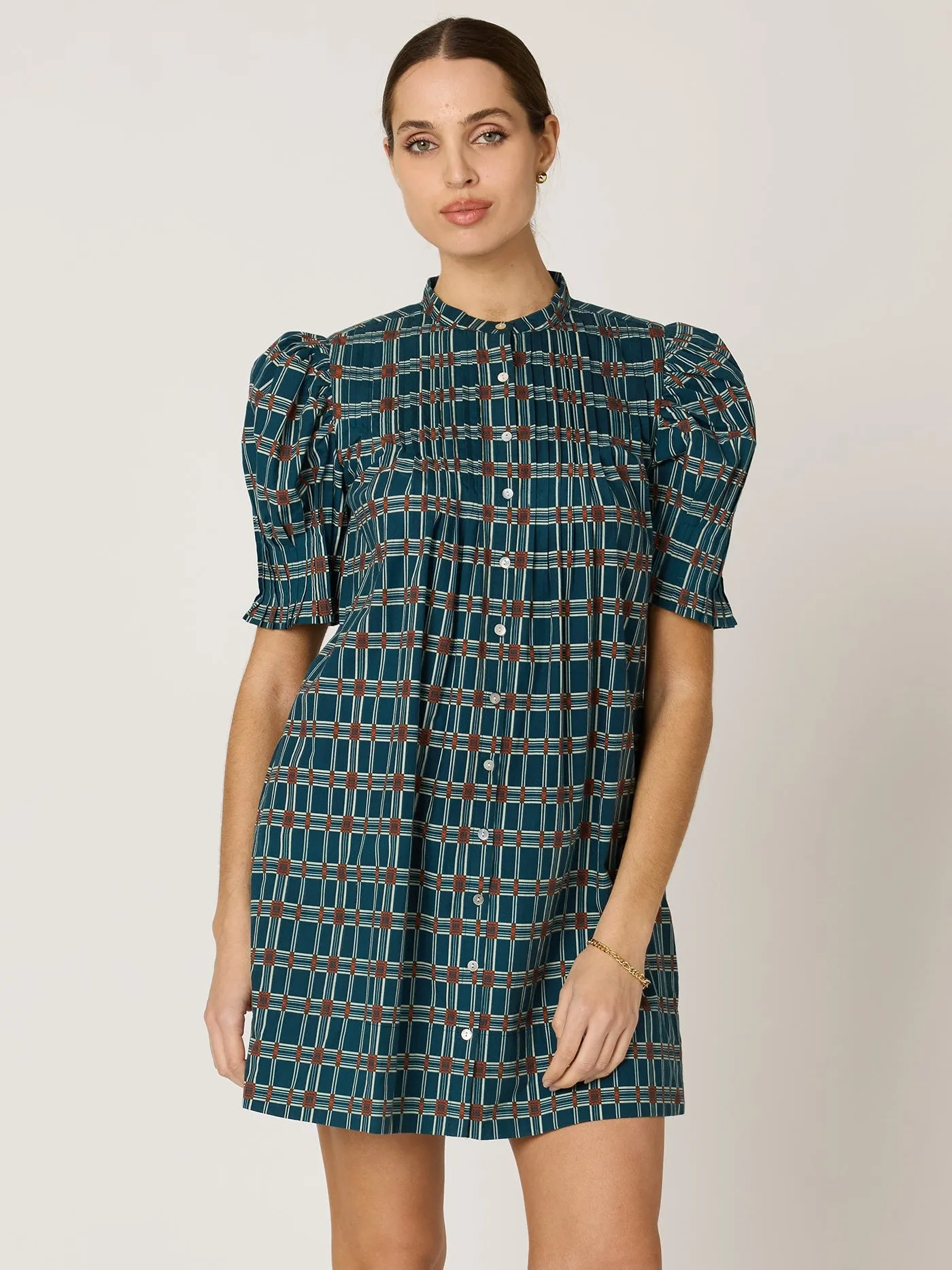 Nadia Mini Dress in Santo Stripe sold by Beau & Ro