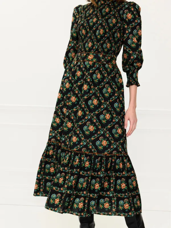 Mabel Skirt in Vintage Trellis sold by Beau & Ro