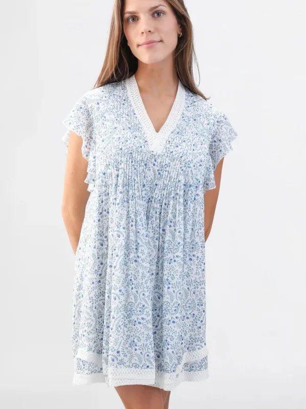 Eden Dress in Dainty Blue sold by Beau & Ro