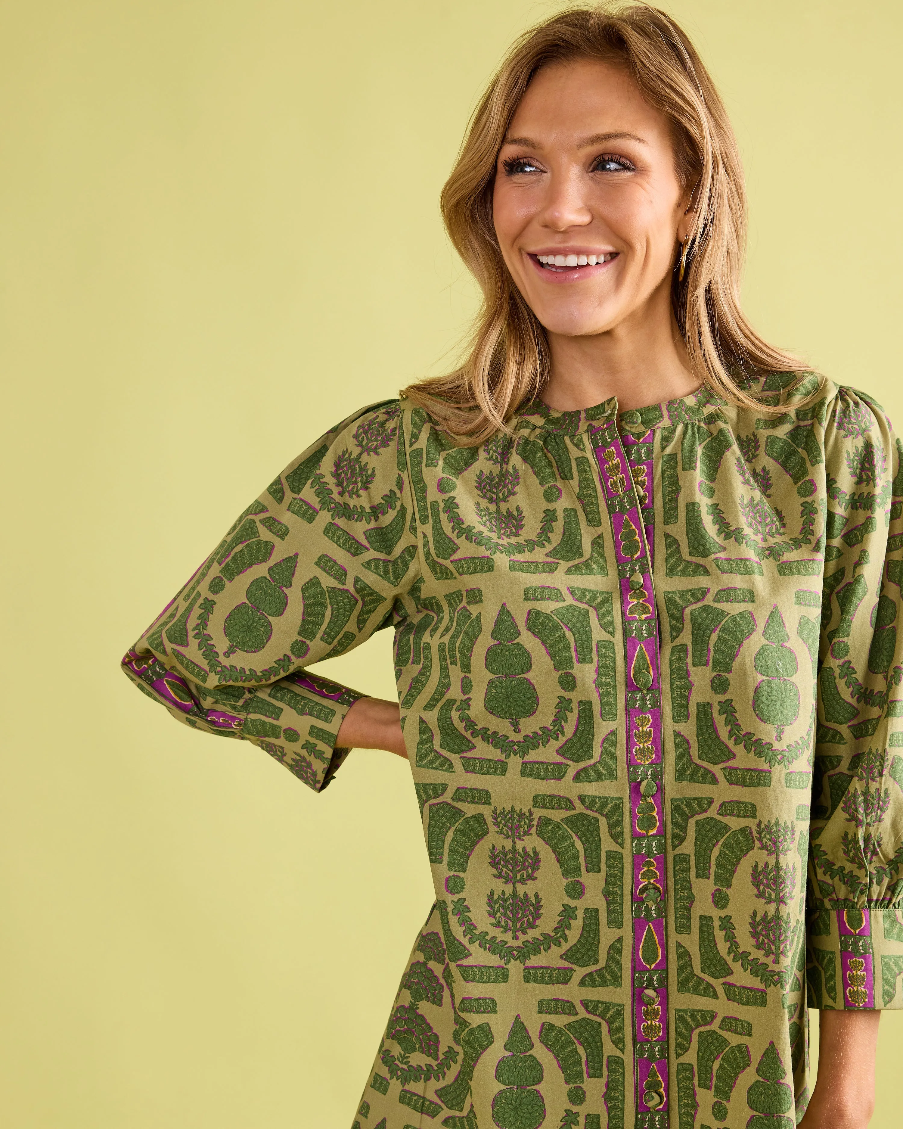 Paloma Dress in Topiary sold by Beau & Ro product image thumbnail 4