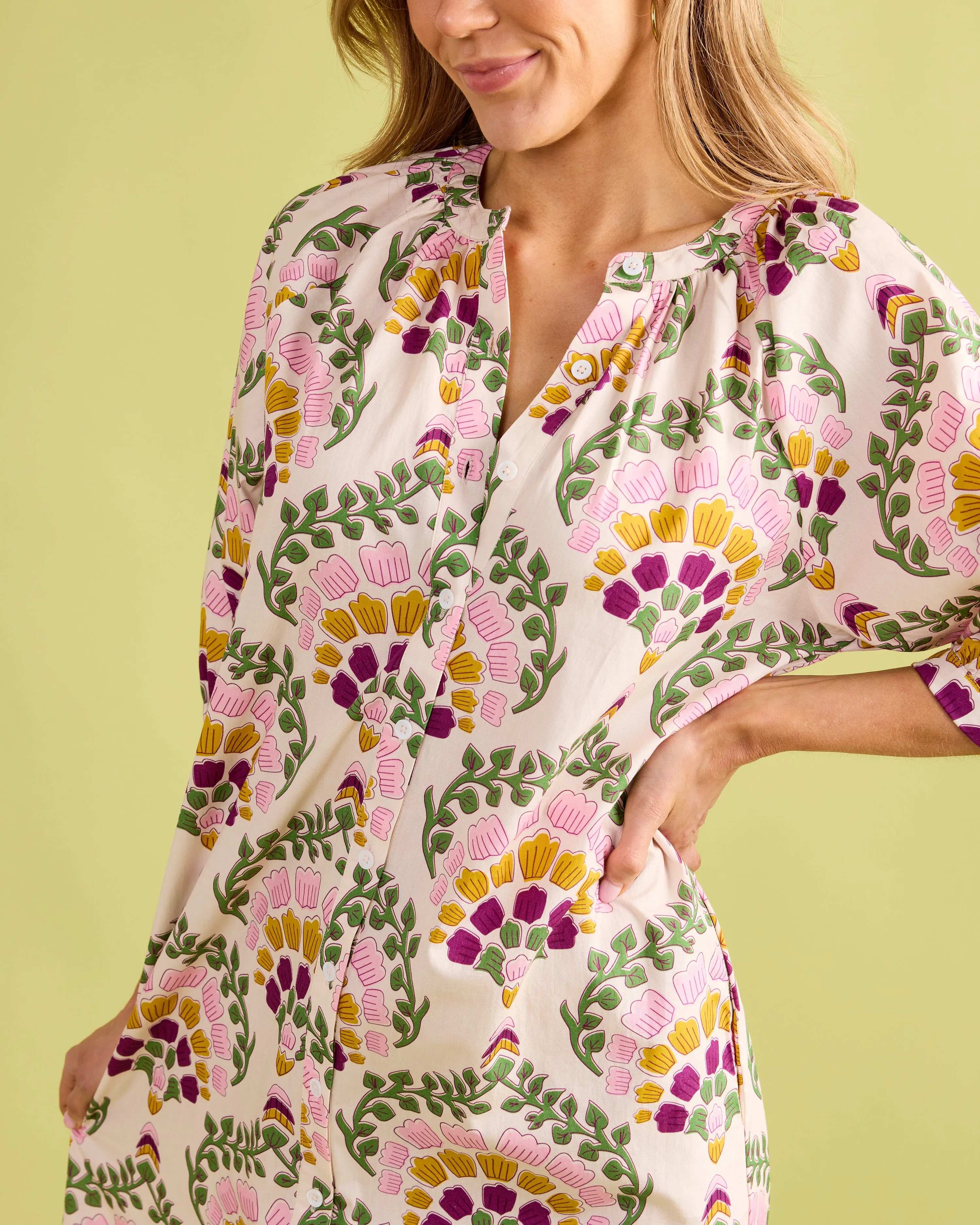 Madeline Dress in Botanique sold by Beau & Ro product image thumbnail 2