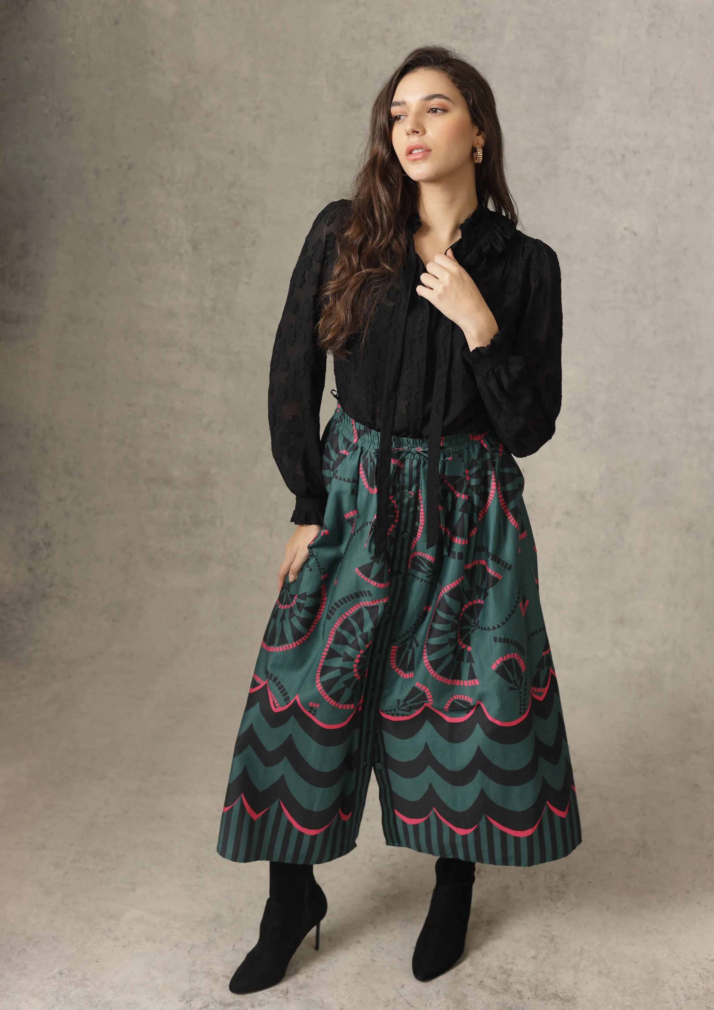 Juliet Blouse in Black sold by Beau & Ro product image thumbnail 5