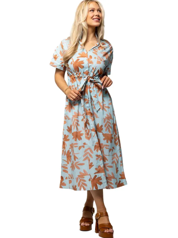 Bria Dress in Foliage Frenzy sold by Beau & Ro